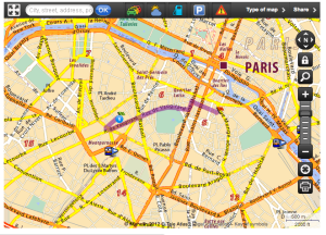 Map of Paris