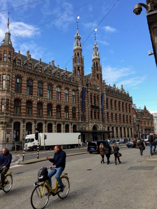 biker with phone - texting